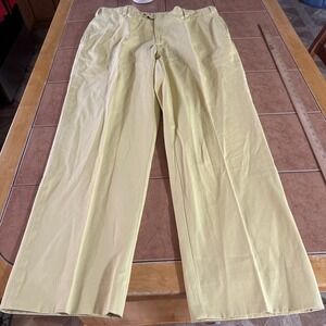 Bills Khakis Pants Mens 38 x 33 Yellow M2‎ Classic Fit Chinos Preppy USA Made